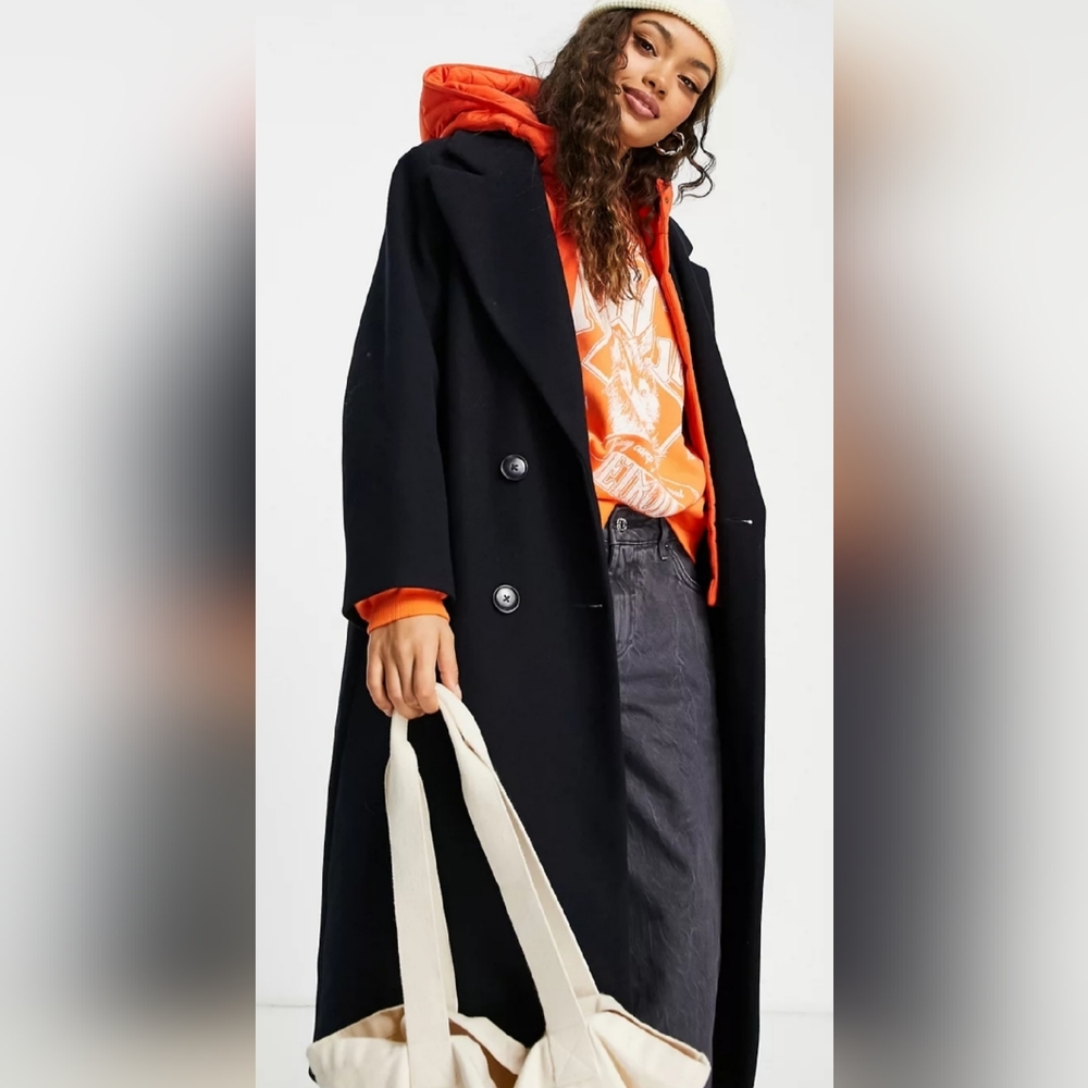 Quilted hood formal coat